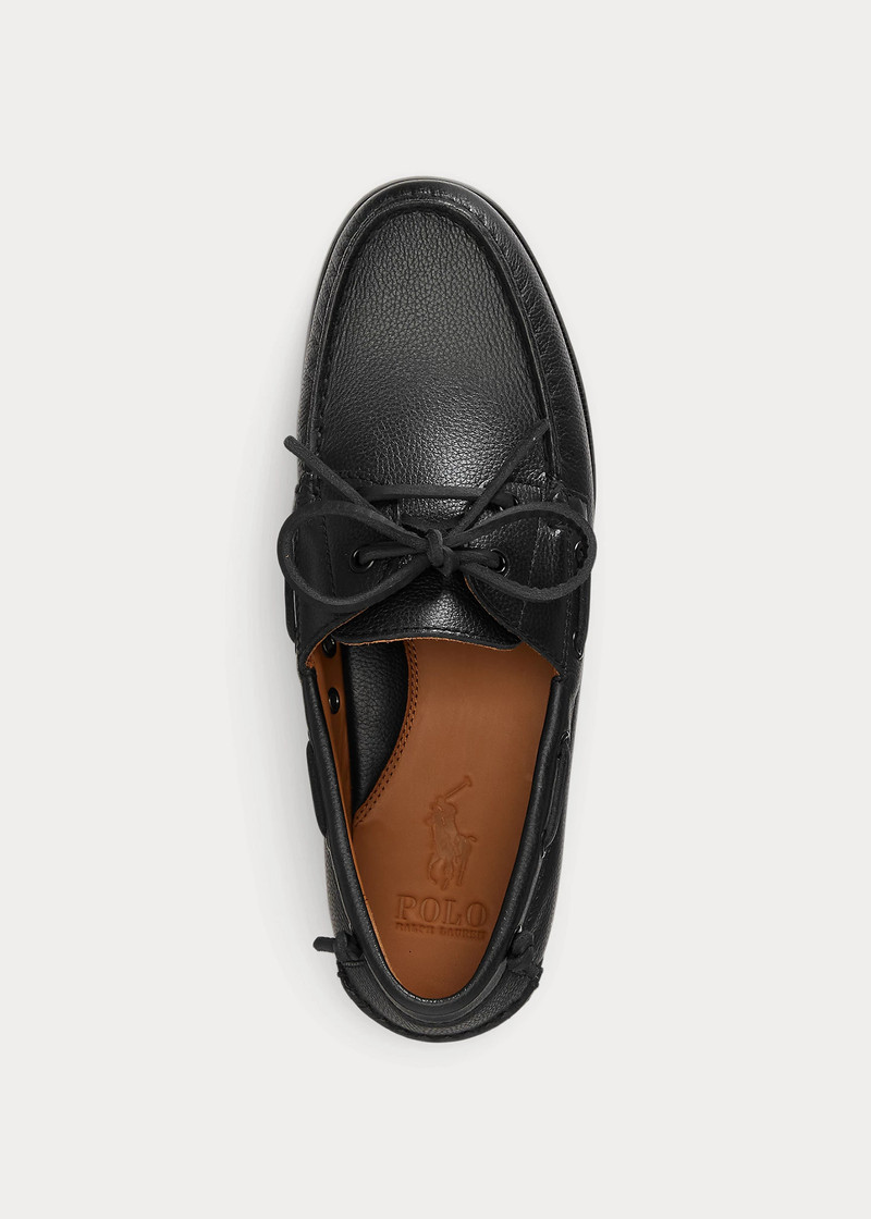 Merton Tumbled Leather Boat Shoe 4