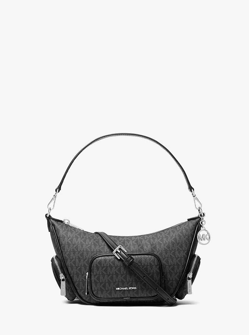 Merritt Small Signature Logo Convertible Crossbody Bag - 1