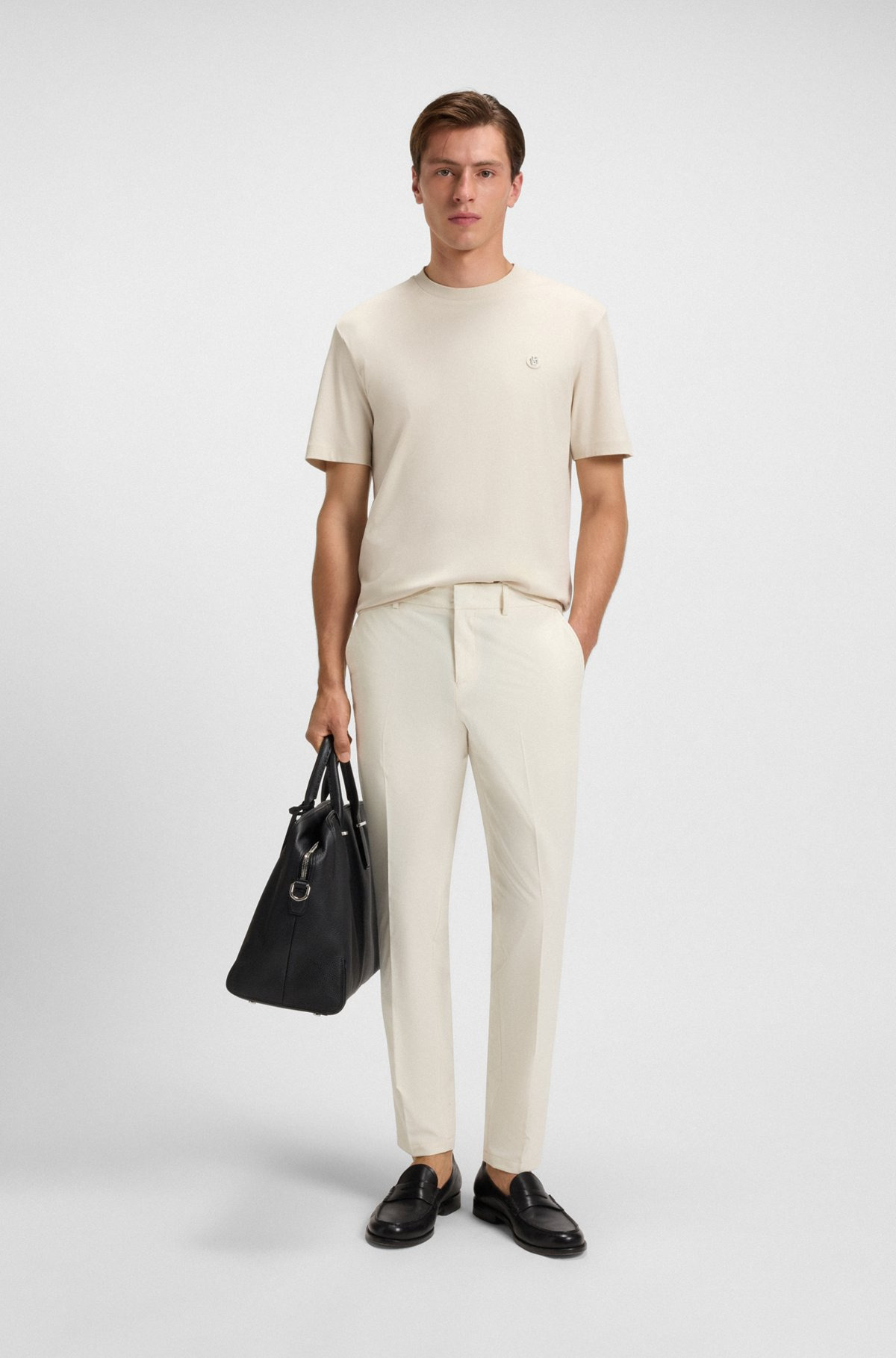 PACKABLE TROUSERS IN WATER-REPELLENT STRETCH FABRIC - 3