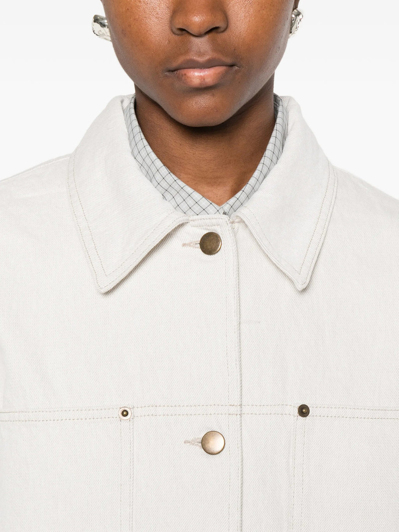 soeur Soeur Hija Front-pocket Denim Jacket outlook