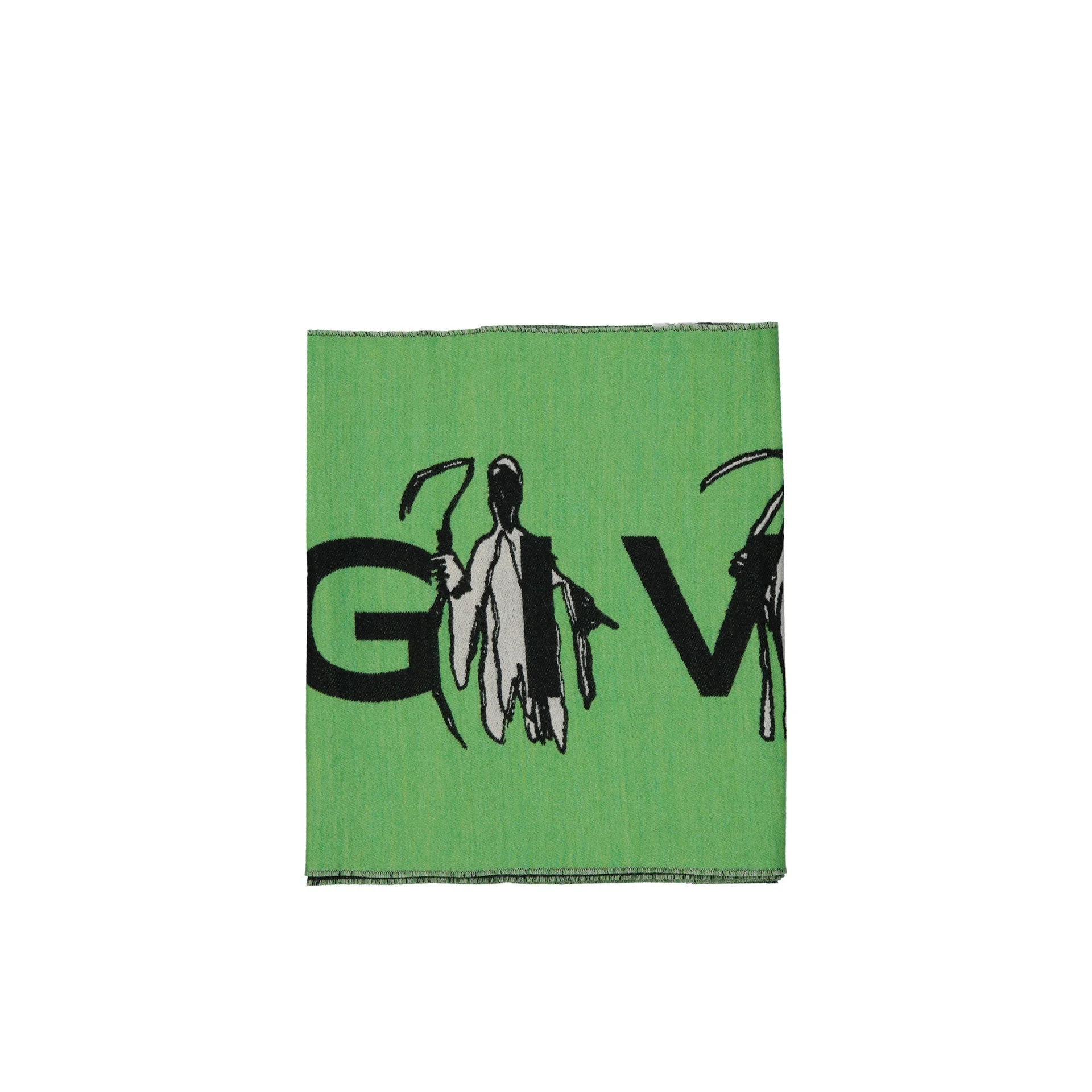 Givenchy Logo Wool Scarf Men - 1