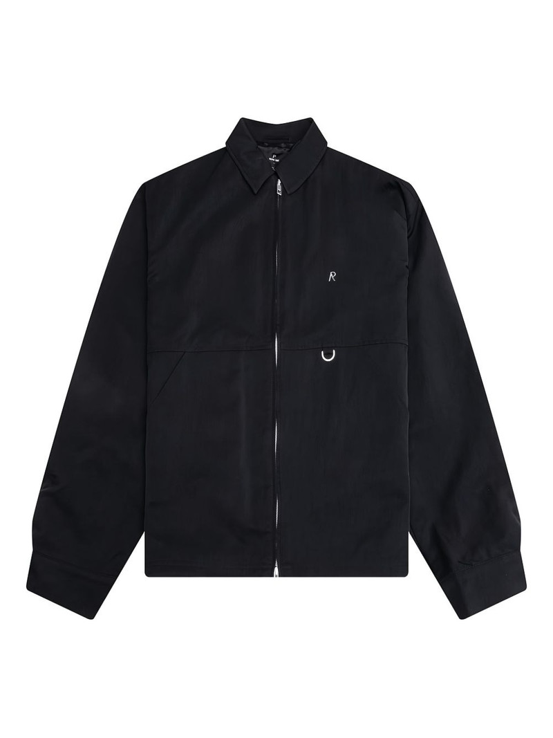 logo-plaque shirt jacket 1