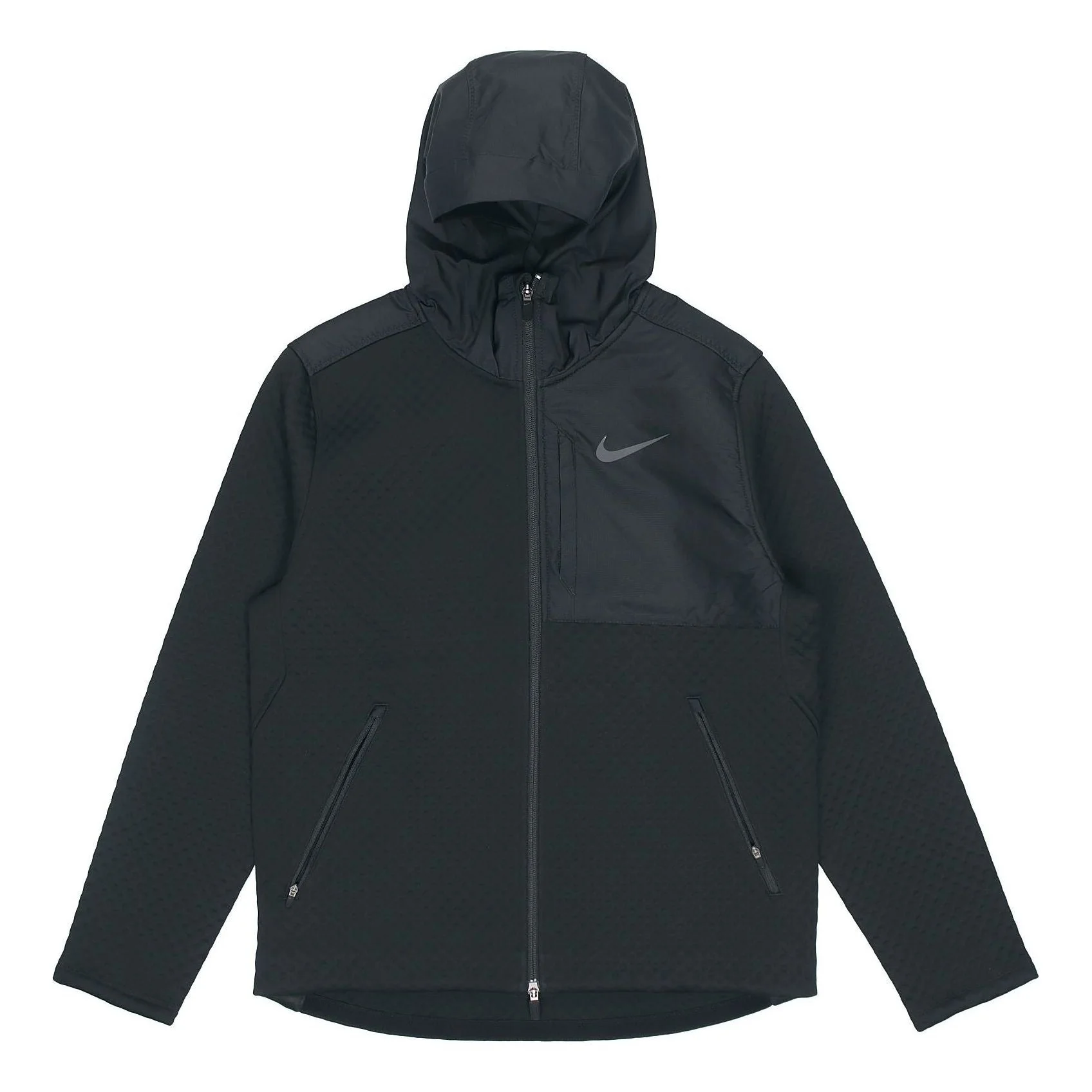 Nike Therma Long Zipper Training Jacket Men's Black BV3999-011 - 1