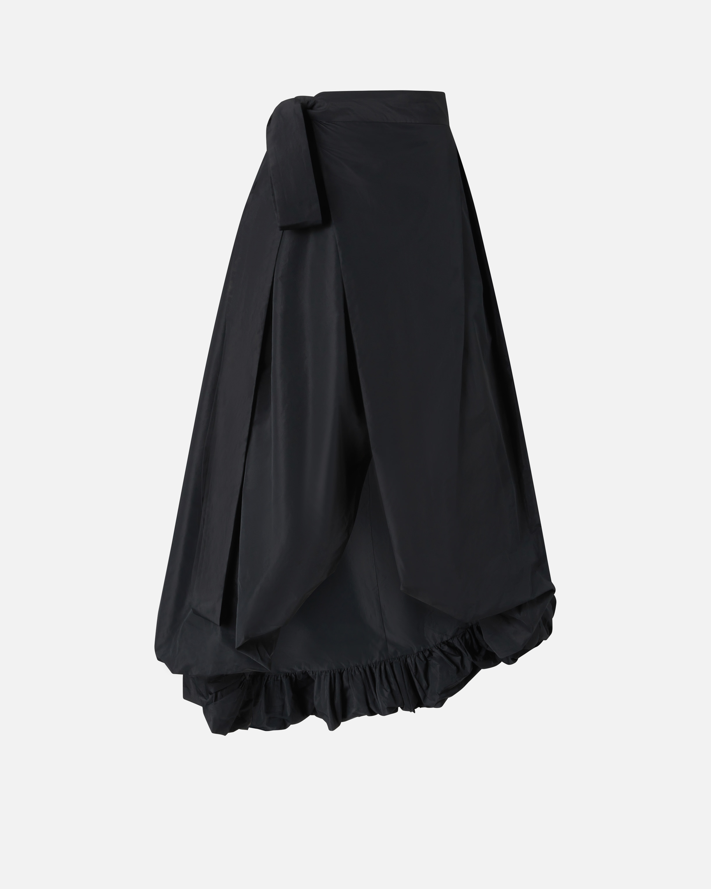 スカート PINKO BARBAGIANNI WIDE SKIRT WITH BOW PINKO WIDE TAFFETA SKIRT WITH BOW | REVERSIBLE