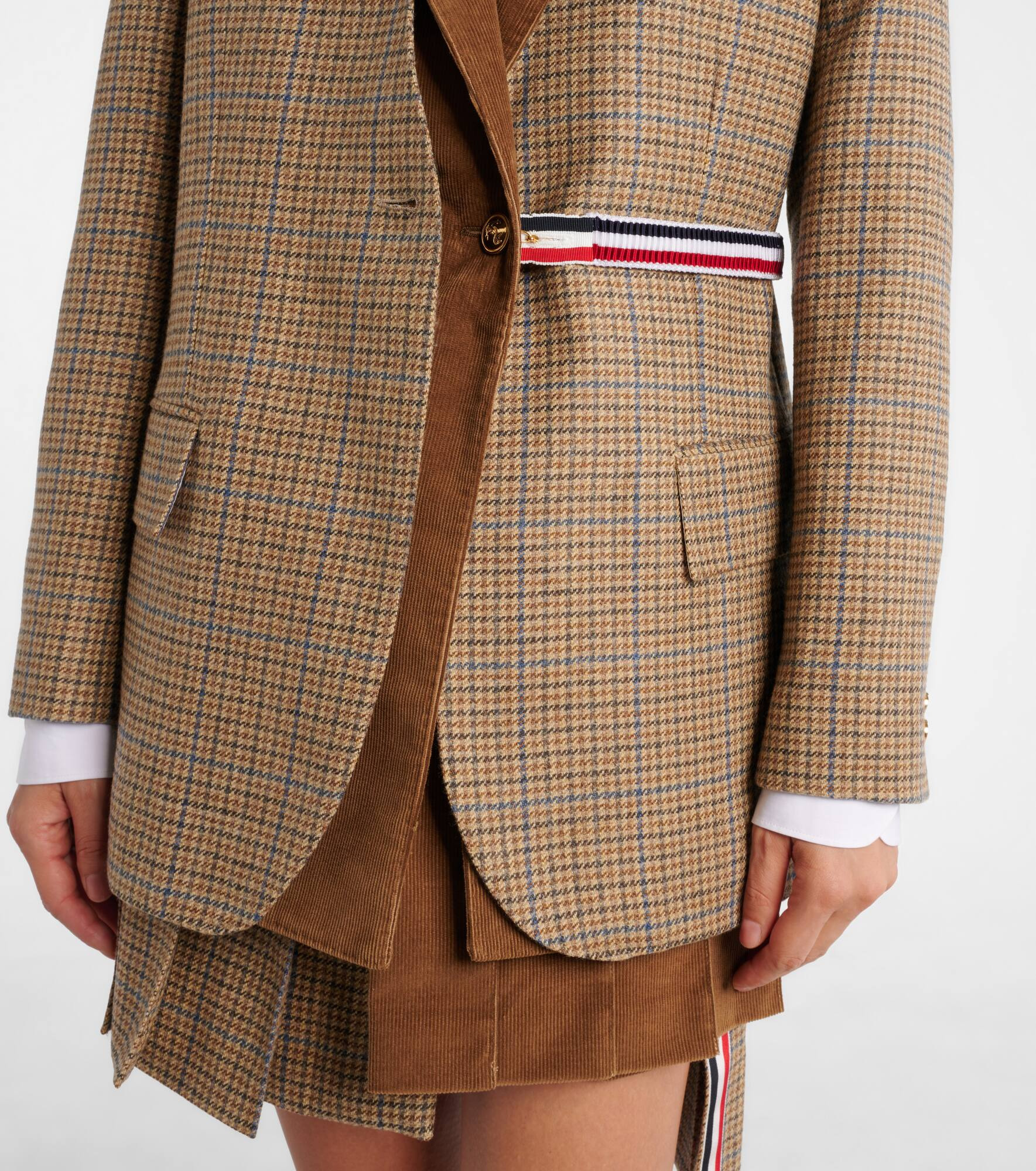 Gunclub houndstooth wool blazer - 6