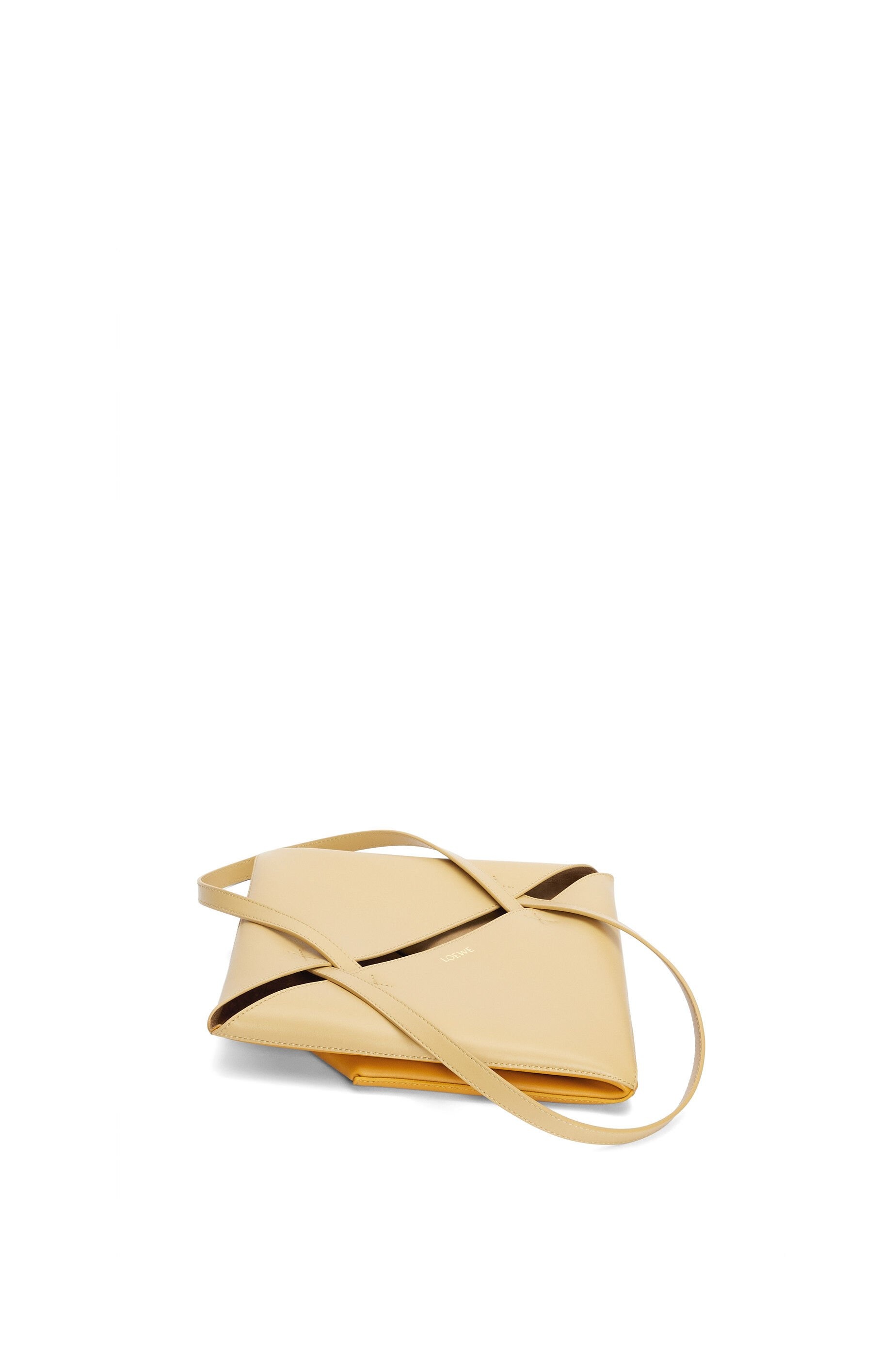 Puzzle Fold Tote in shiny calfskin - 6