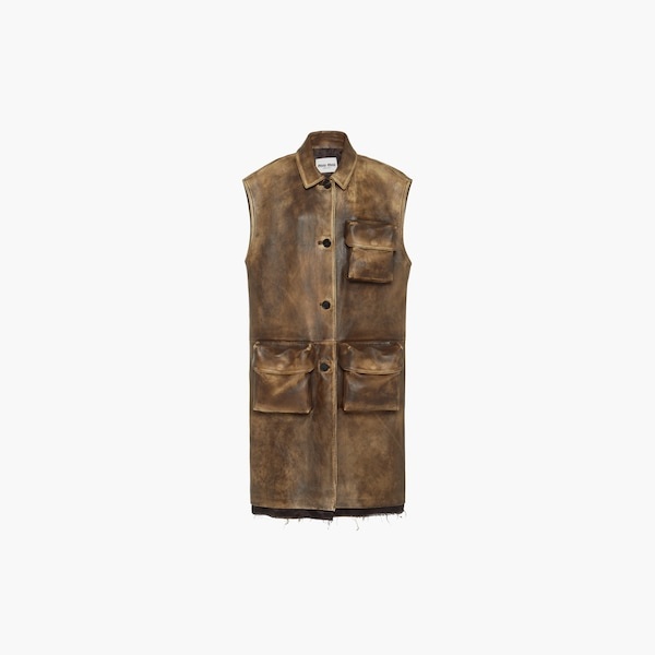 Nappa leather vest - 3
