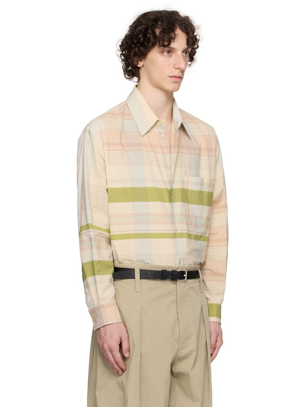 Beige Relaxed Shirt - 2