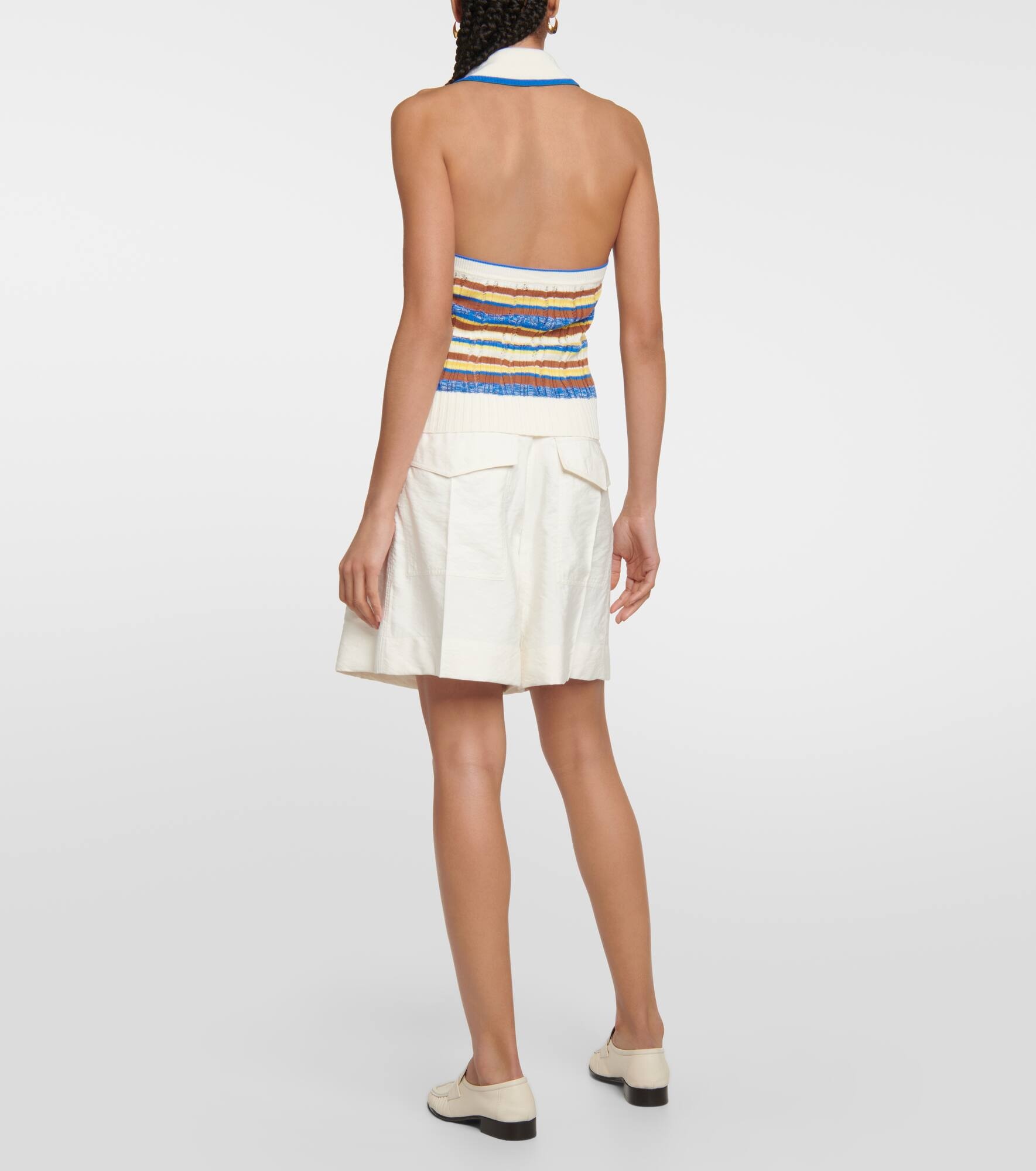 Lirra striped halter-neck top - 3