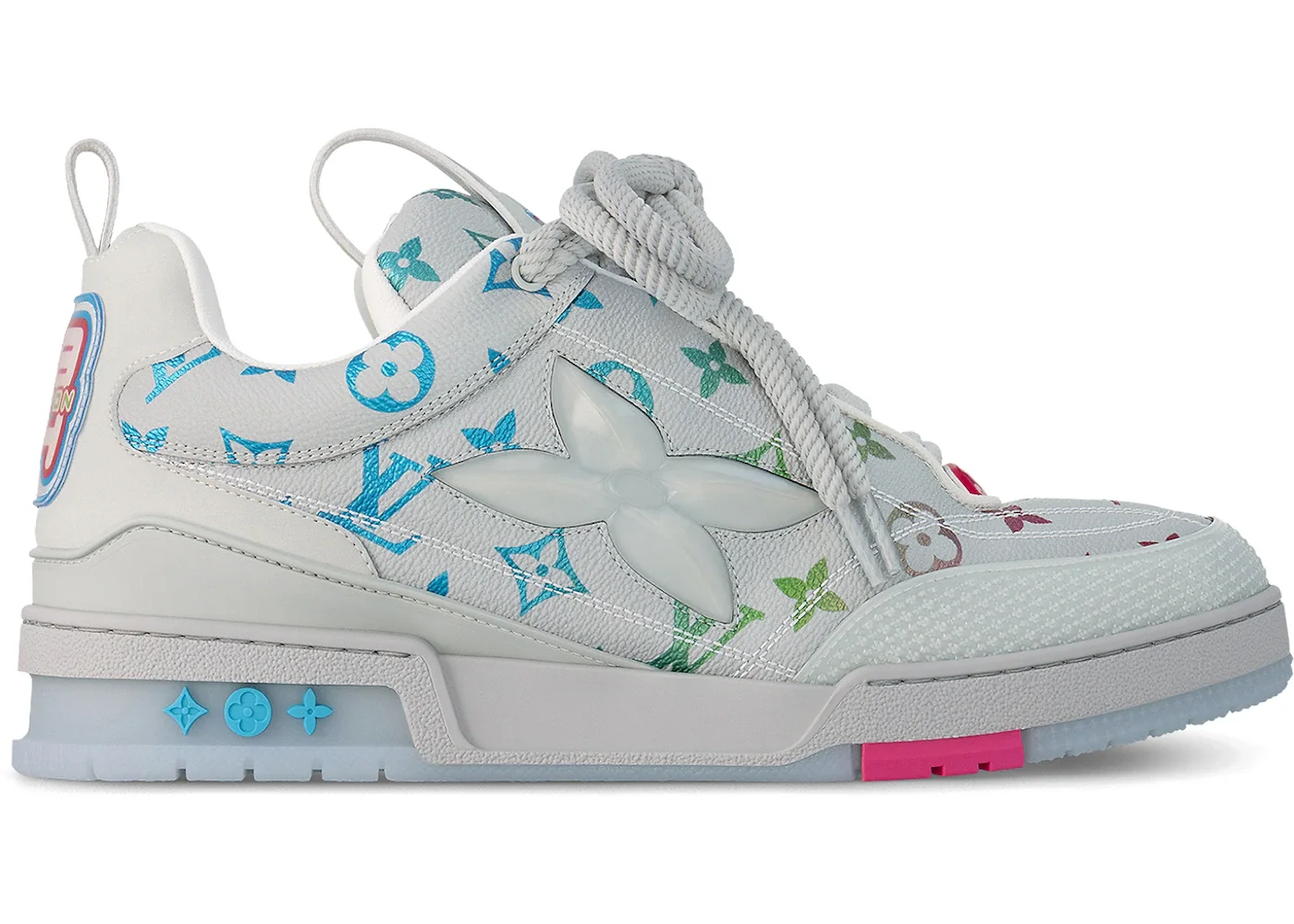 Louis Vuitton LV Skate Sneaker Gray Gradient Monogram - 1