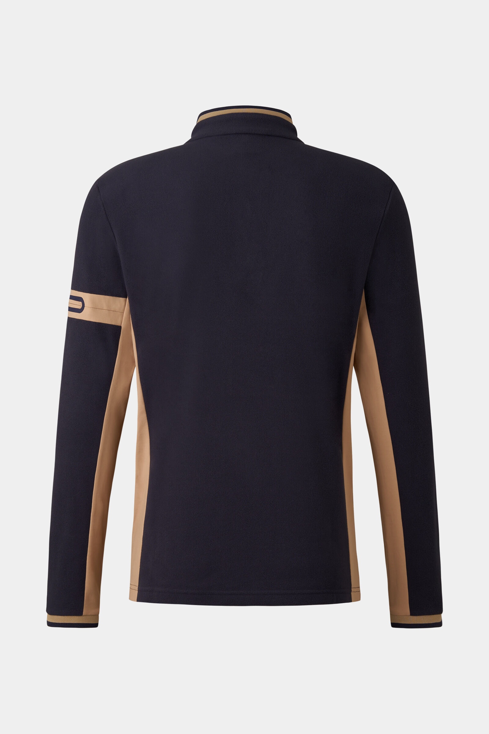 Gilbert Fleece longsleeve in Navy blue/Beige - 2