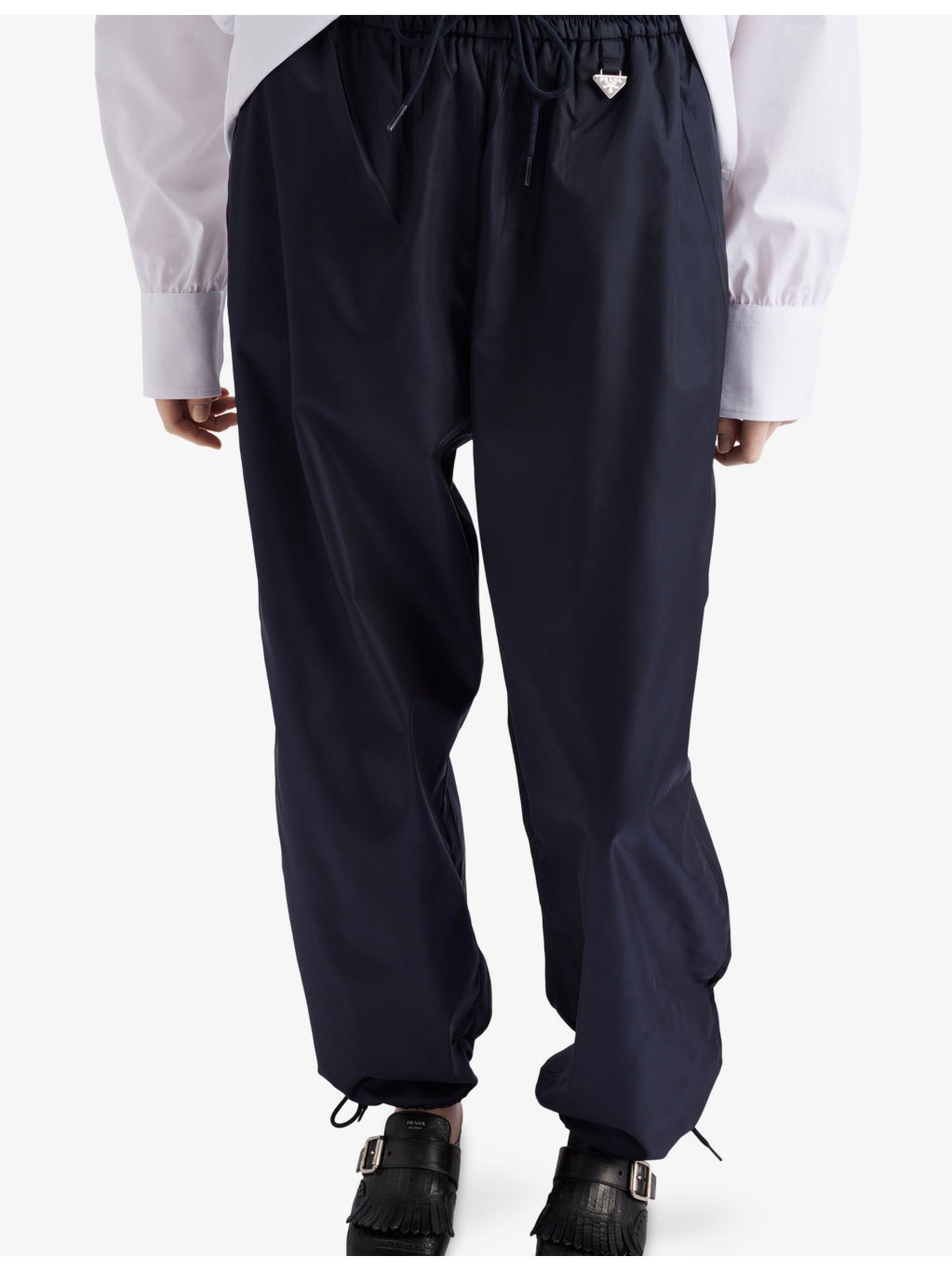 Triangle-Logo Relaxed Re-Nylon Jogging Bottoms - 3