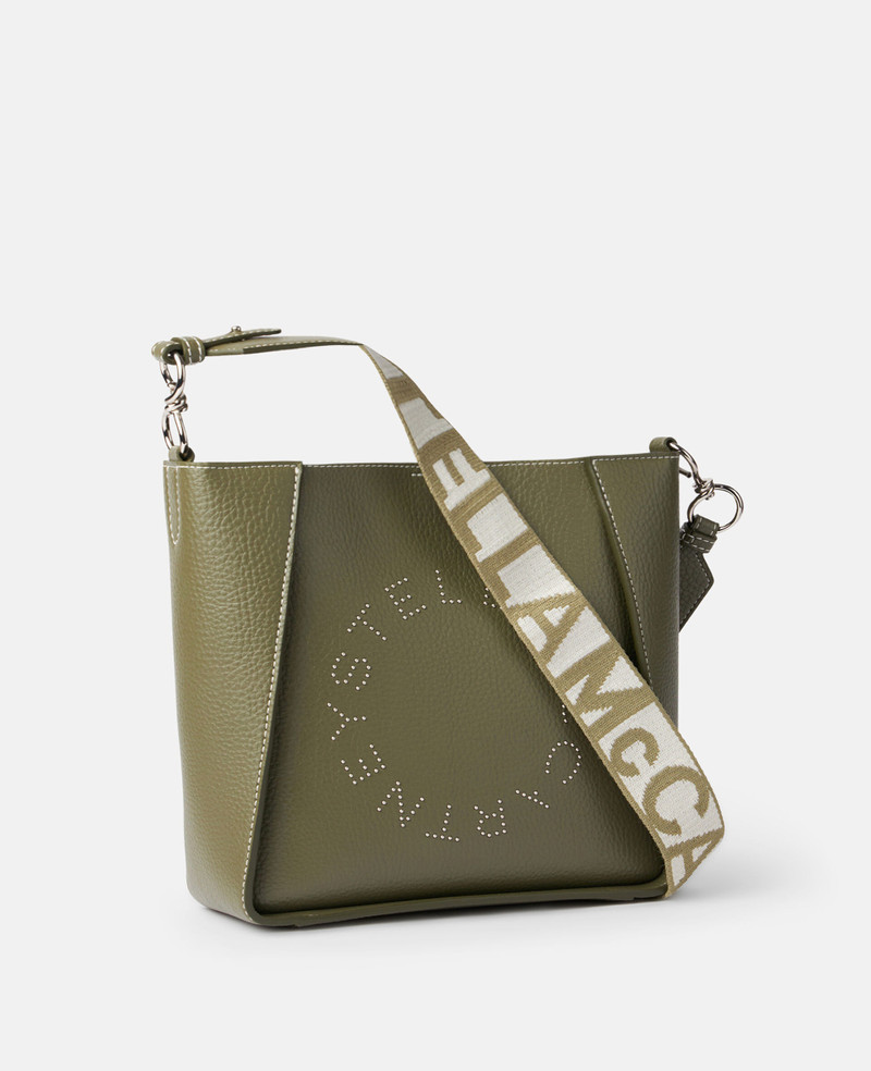 Stella McCartney Logo Studded Grainy Alter Mat Shoulder Bag outlook