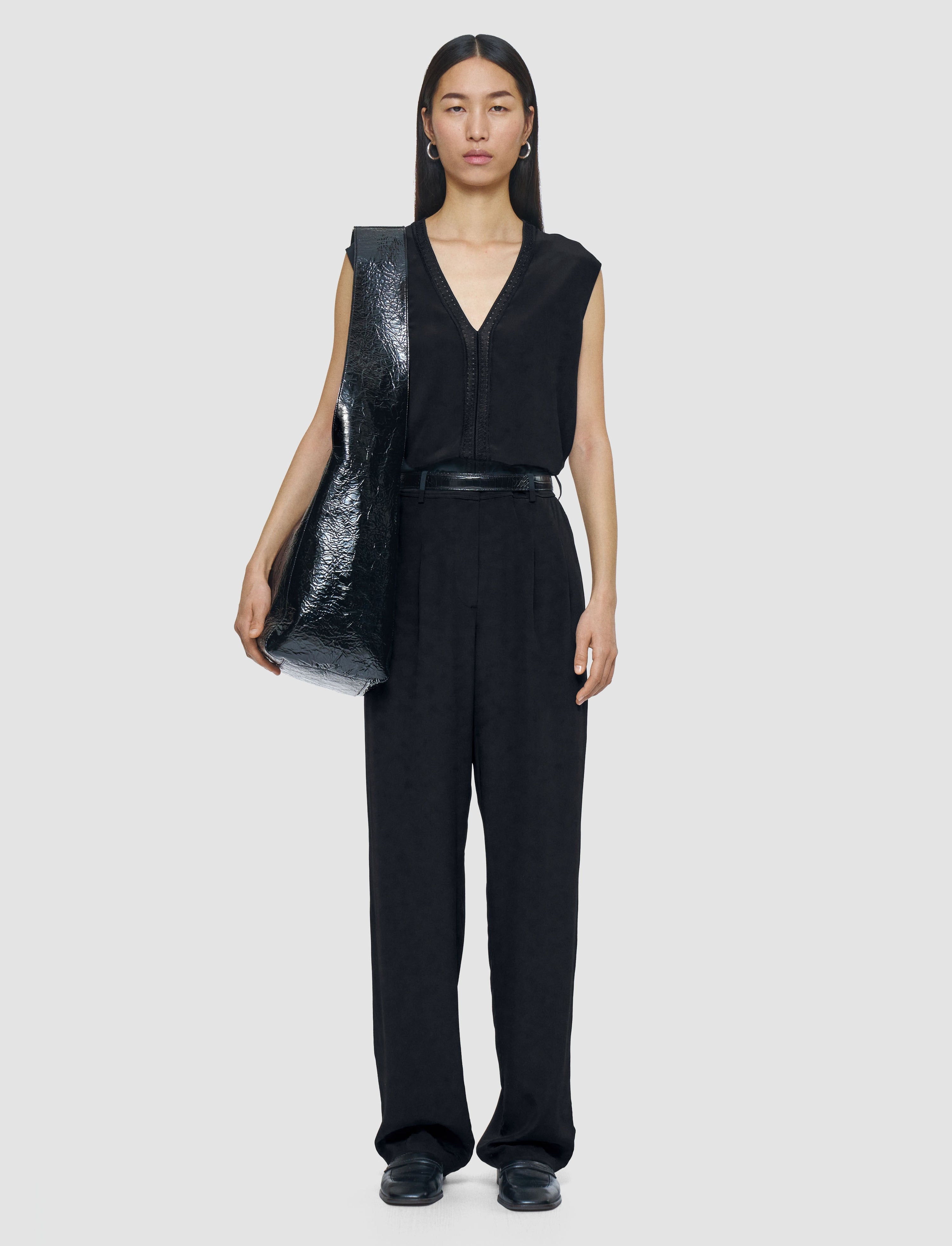 Tarn Crepe de Soie Silk Trousers - 2
