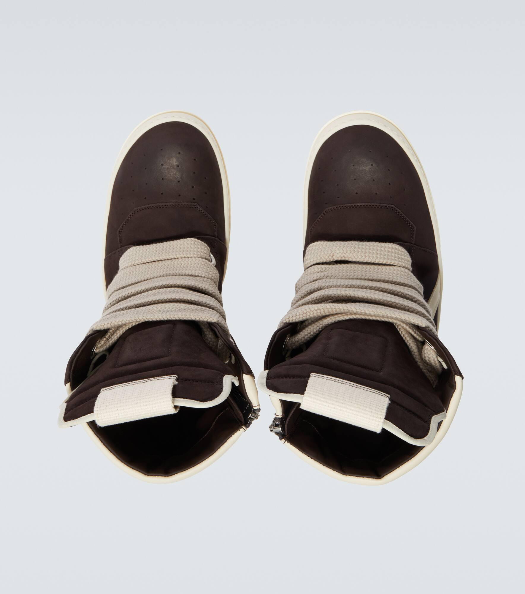 Megageobasket leather sneakers - 4