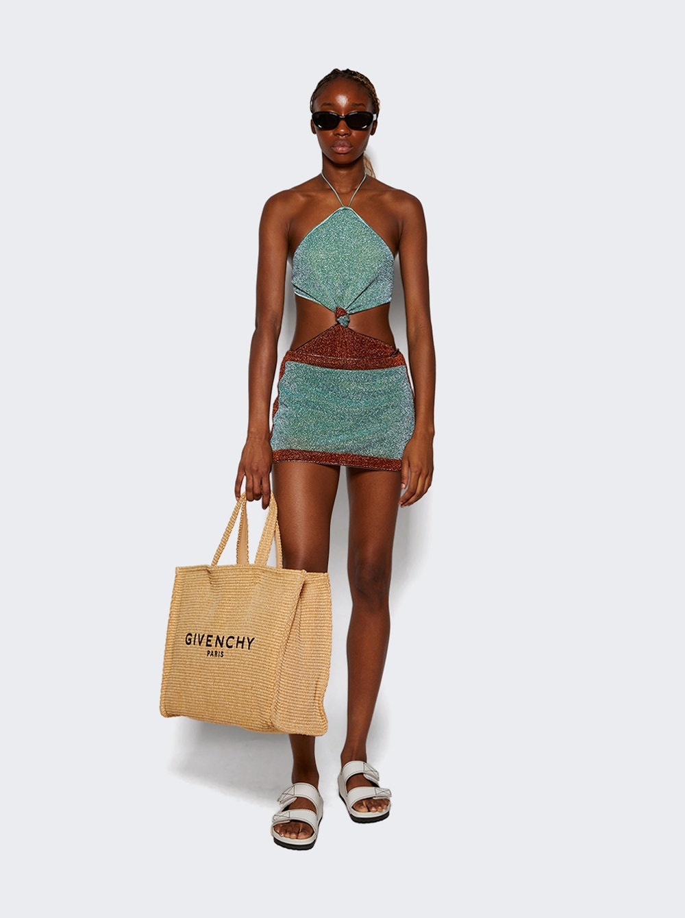 LumiÈre Bicolor Knot Maillot Aqua - 2