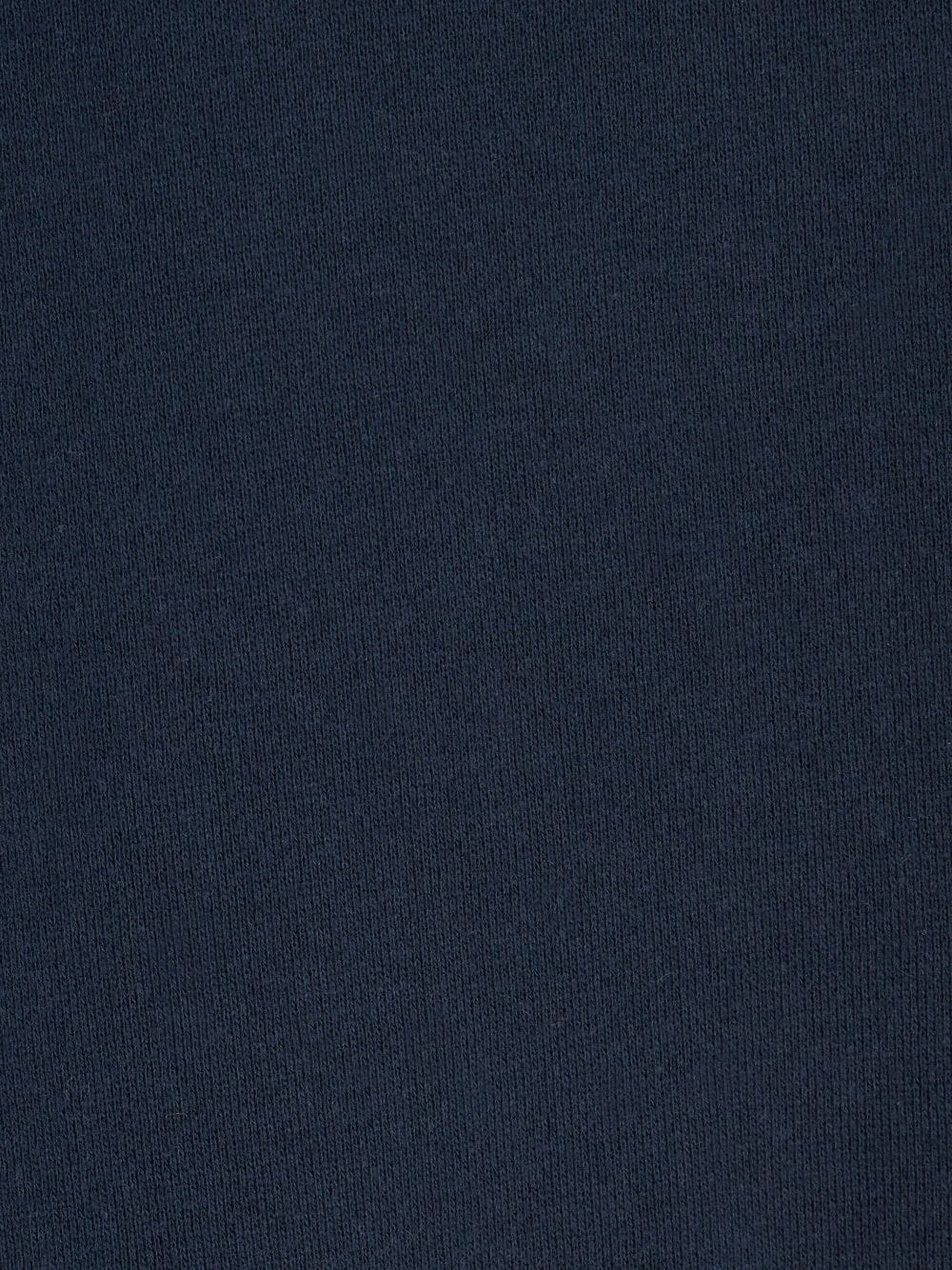 logo-embroidered zip-up cotton jacket - 5