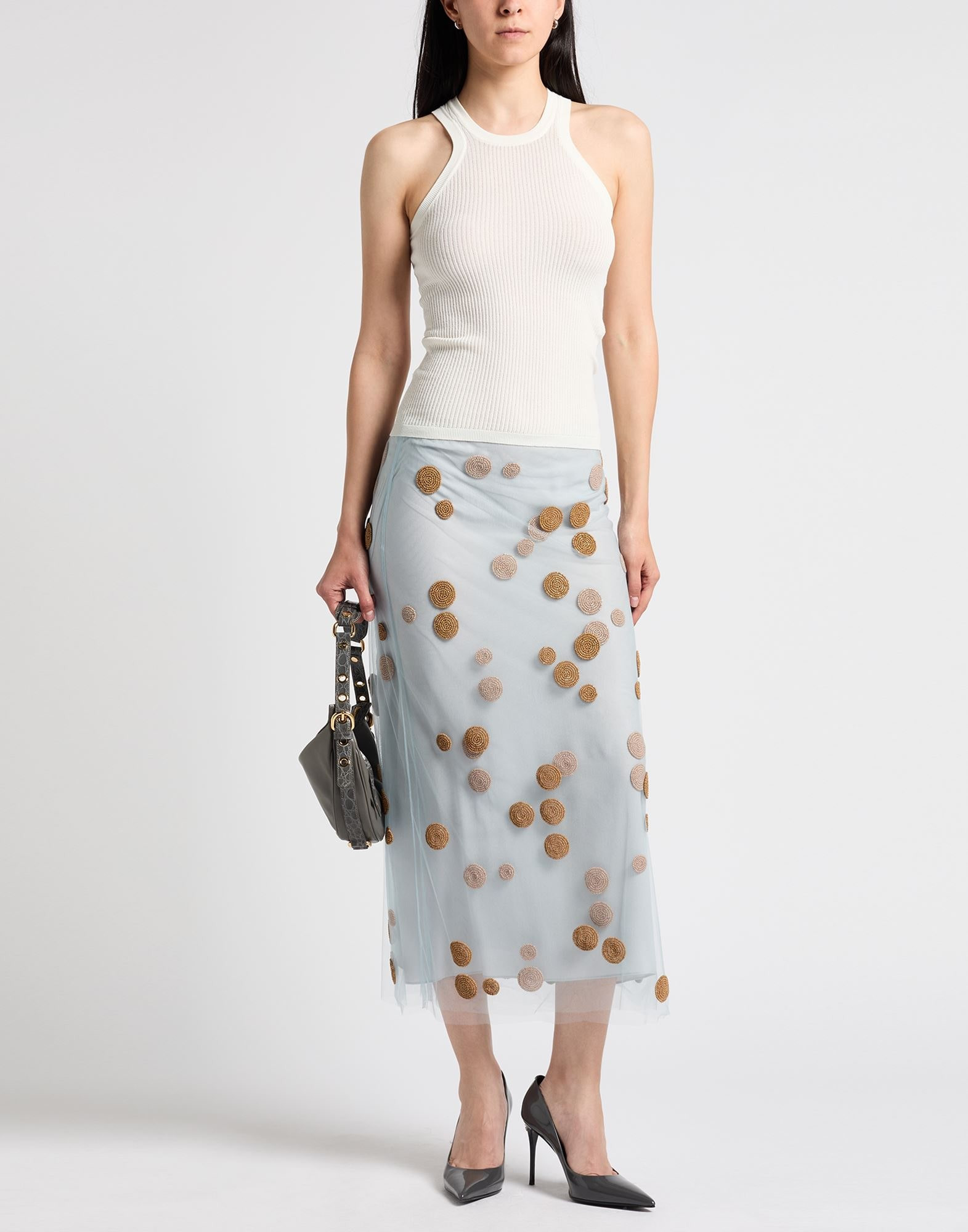 Sky blue Women's Midi Skirt - 3