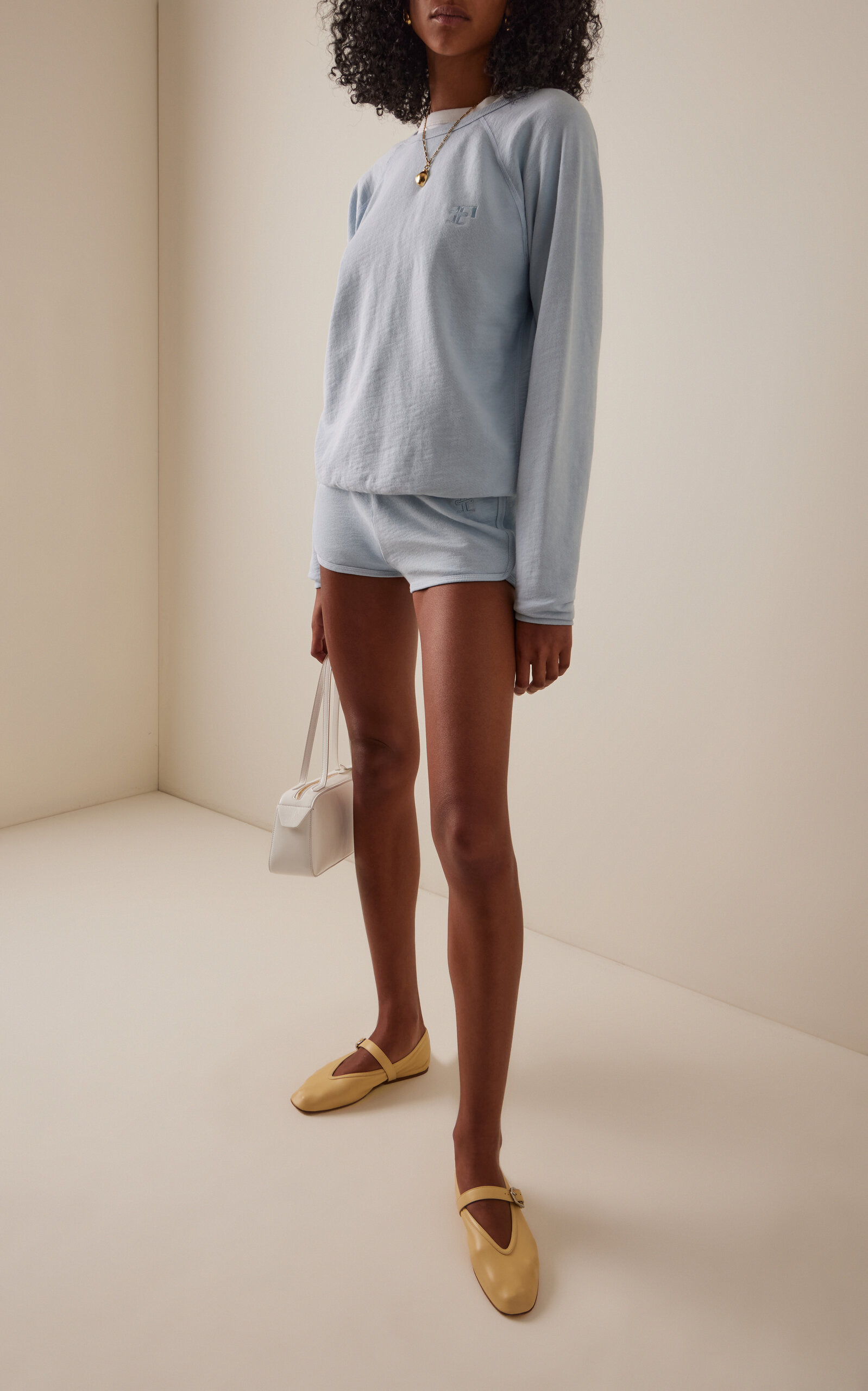 Sonny Oversized Cotton Sweatshirt light blue - 3