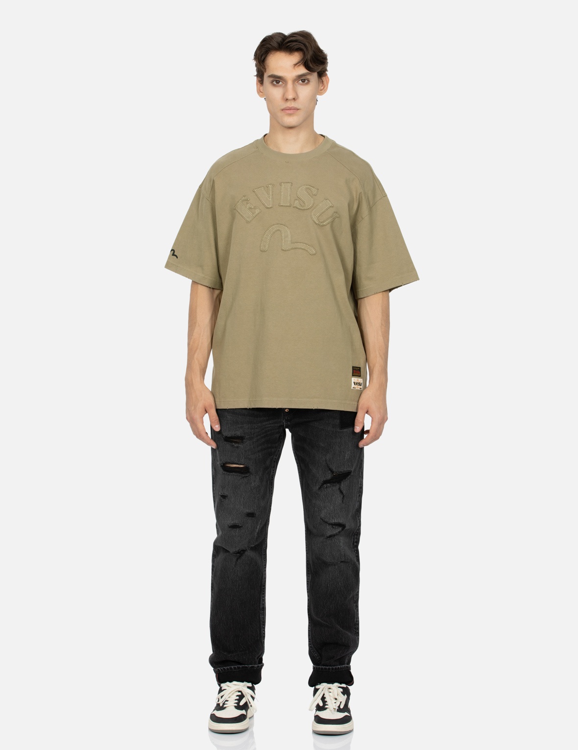 Camouflage Daicock Insert Denim Shirt