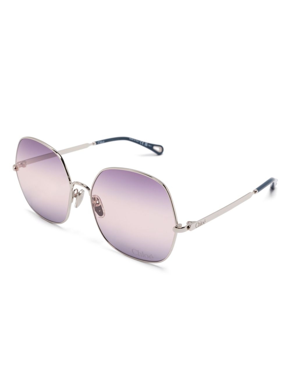 oversize-frame sunglasses - 2