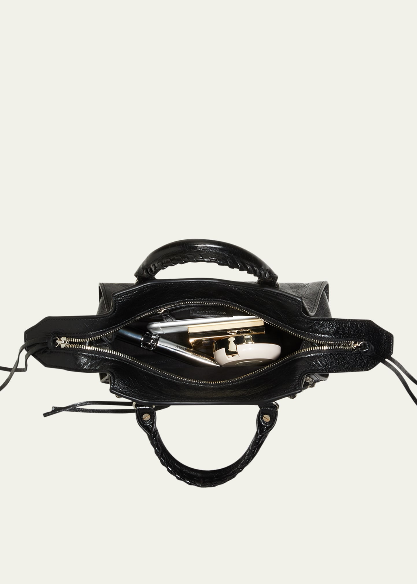 Cagole XS Leather Top-Handle Bag - 5