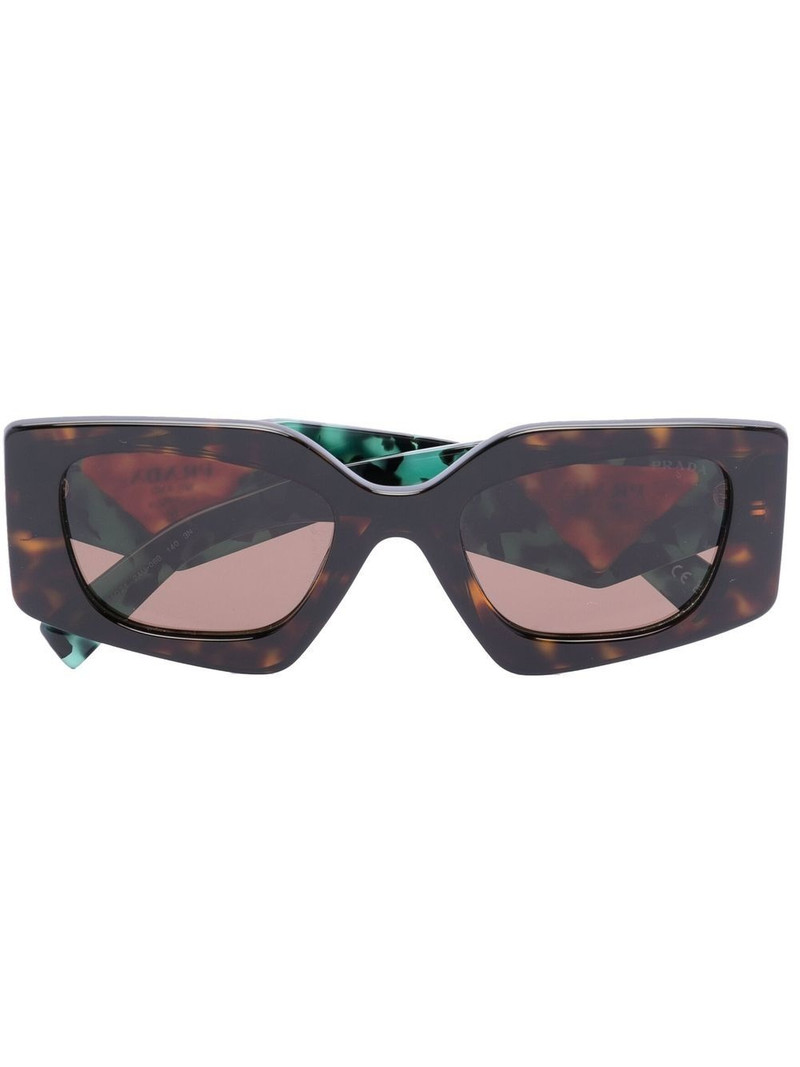 Temple tortoiseshell-effect sunglasses 1