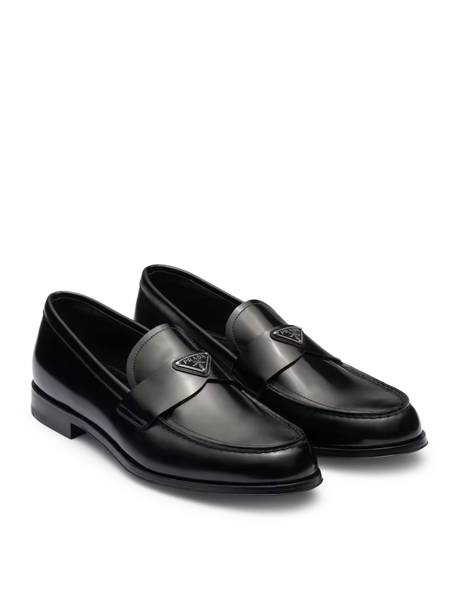 BLACK LEATHER LOAFERS - 2