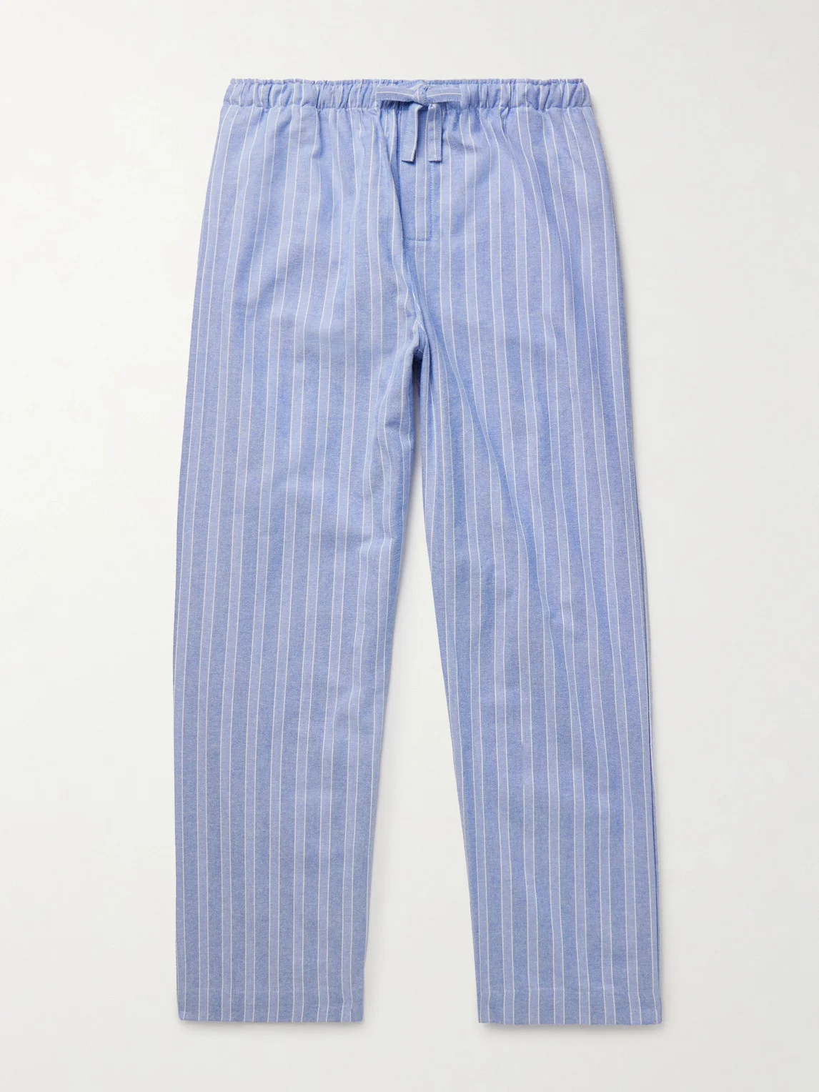 Arran 20 Straight-Leg Striped Herringbone Brushed-Cotton Pyjama Trousers - 1