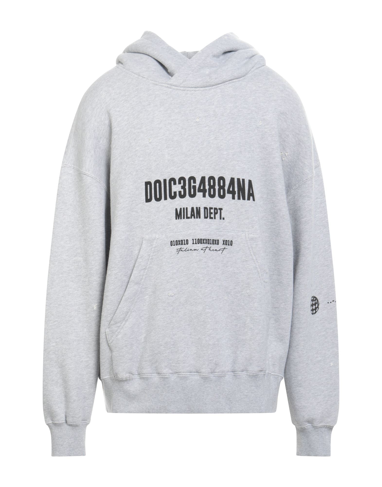 Light grey Men's Hooded Sweatshirt - 1