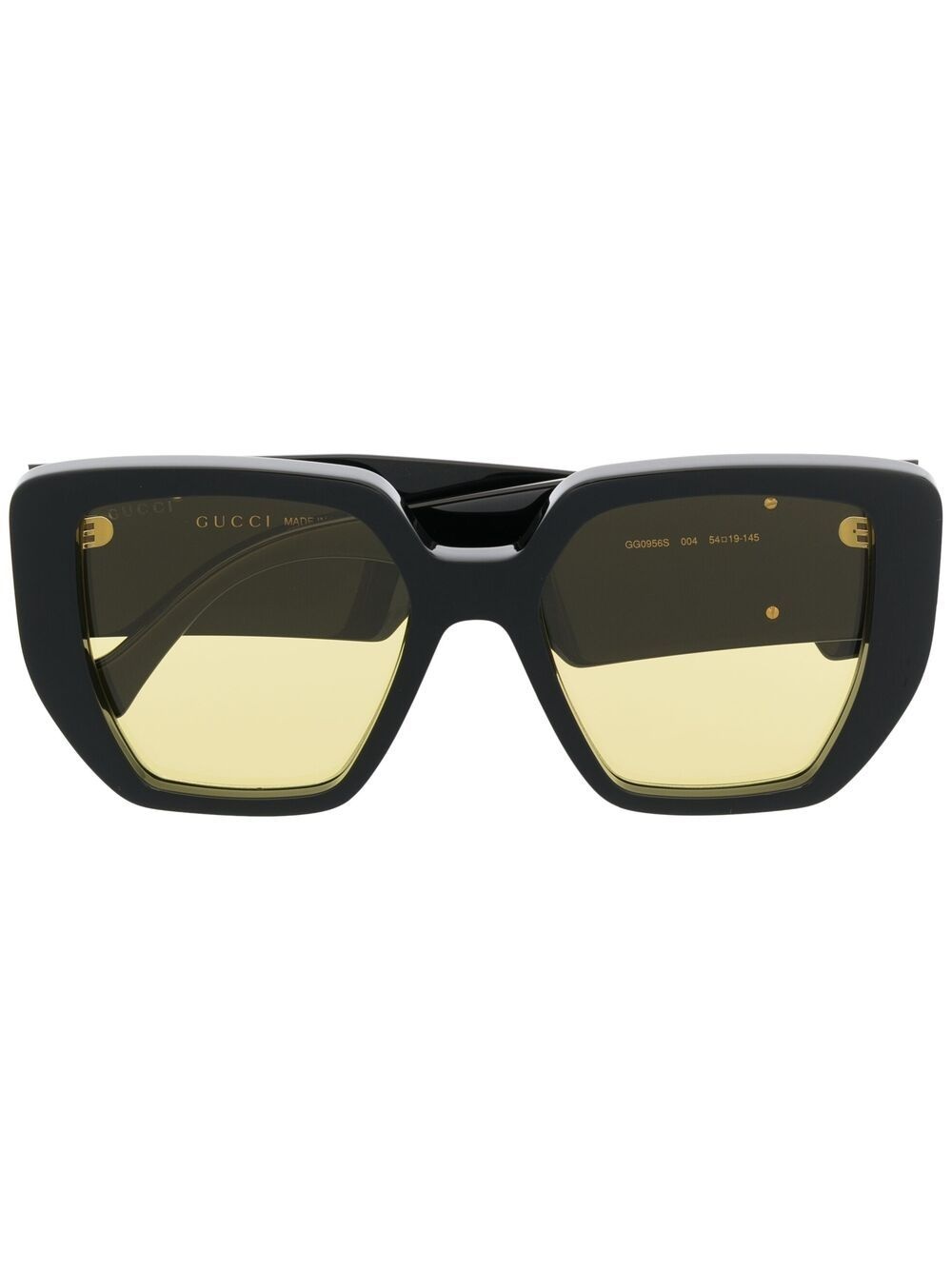 square-frame tinted sunglasses - 1