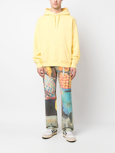 KidSuper graphic-print corduroy trousers outlook