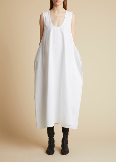 KHAITE The Coli Dress in White outlook