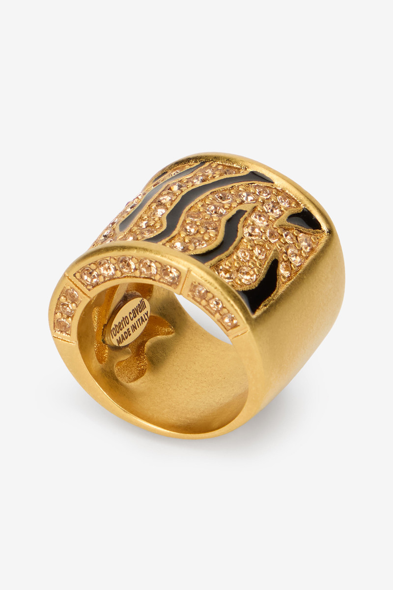 Gold-Tone Roar Ring 3