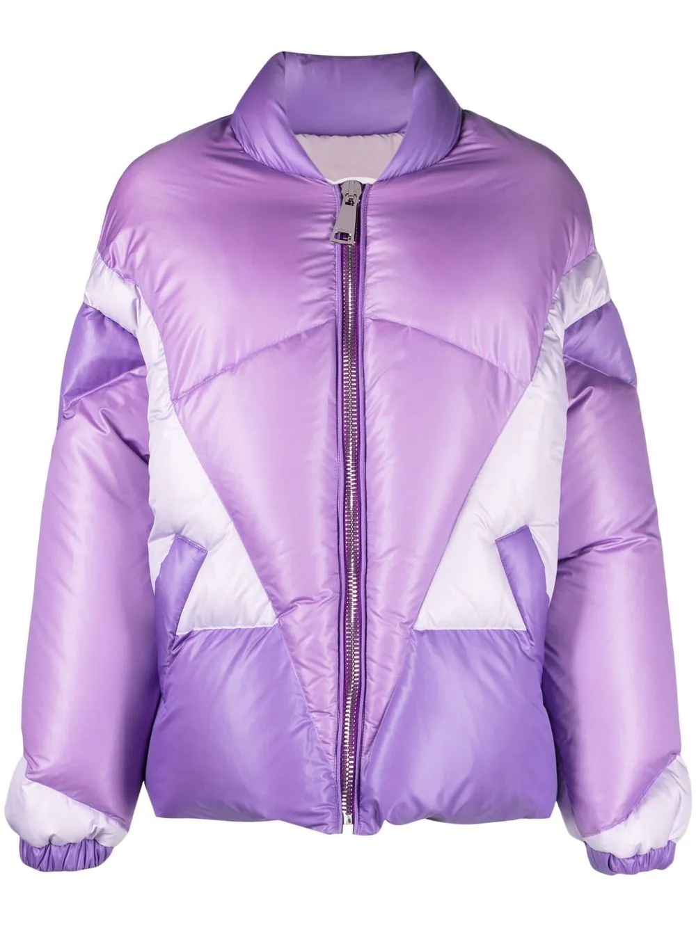 heart-motif padded jacket - 1