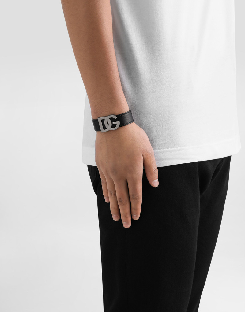 Dolce & Gabbana Calfskin bracelet with DG logo outlook