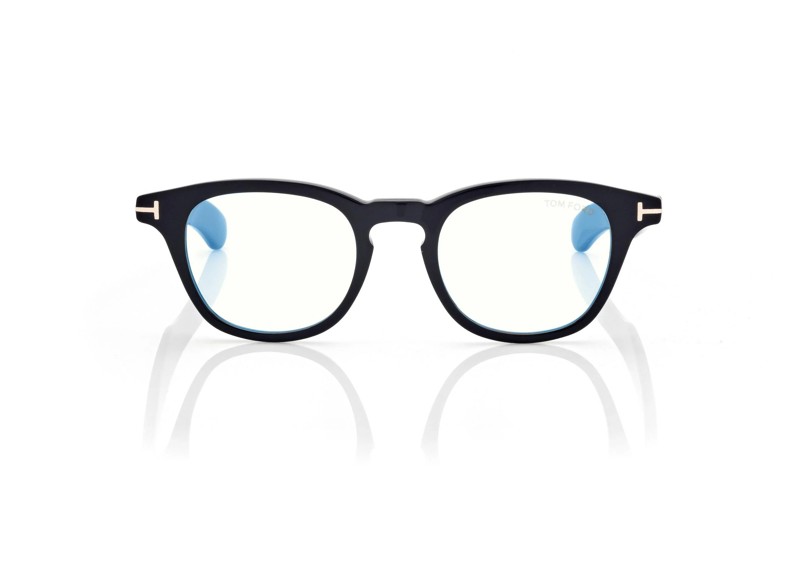BLUE BLOCK ROUND OPTICALS - 1