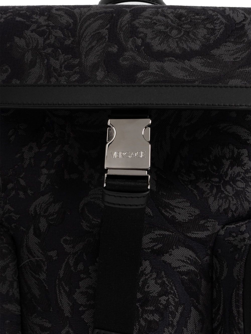 Barocco-pattern backpack - 5