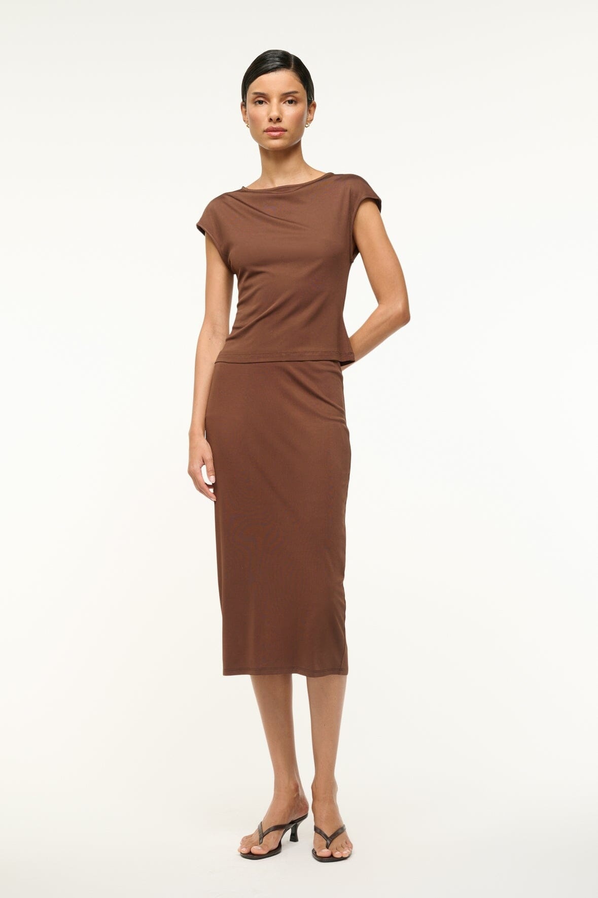 STAUD SUNISA TOP DARK OAK - 3