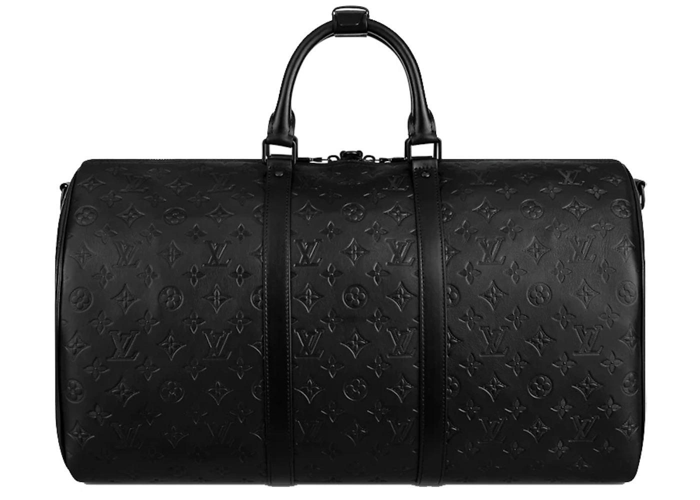Louis Vuitton Keepall Bandouliere 50 Monogram Shadow Black - 2