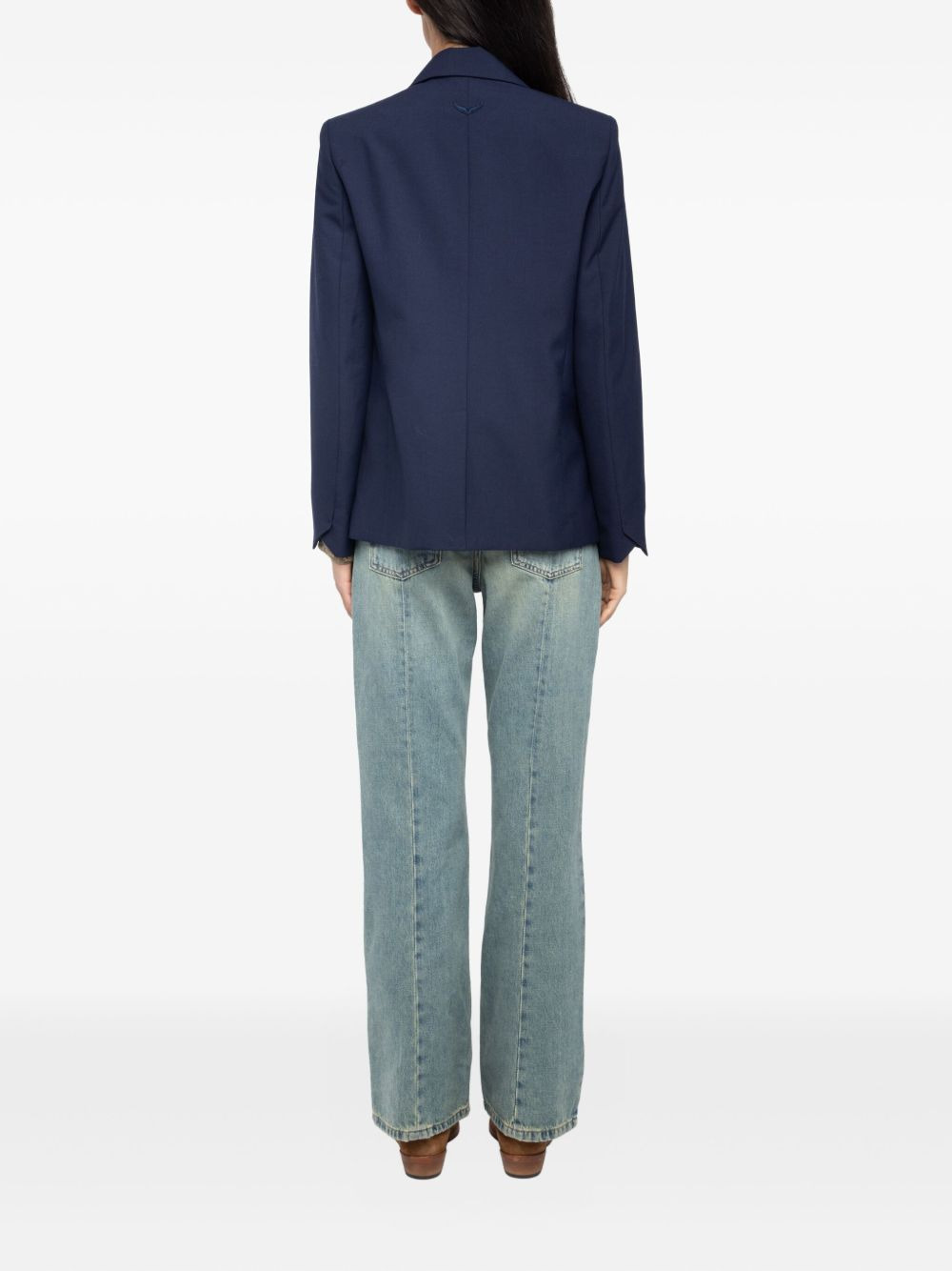 single-button blazer - 3