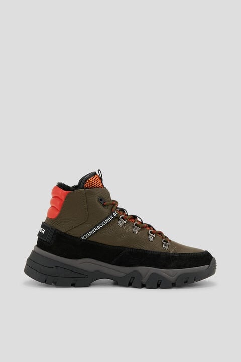 Copper Mountain low boot sneakers in Black/Olive green - 2