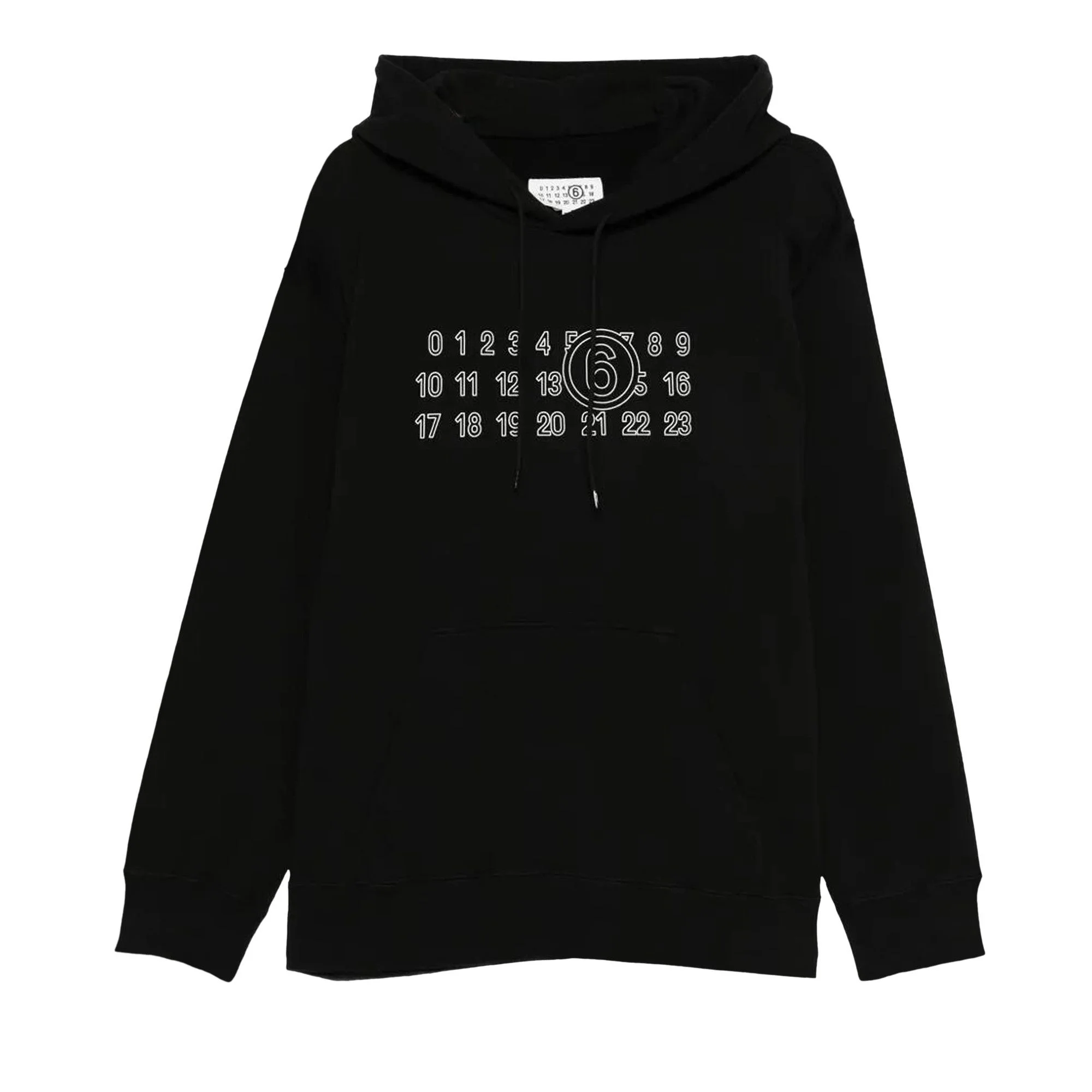MM6 Maison Margiela Numeric Hoody 'Black' - 1