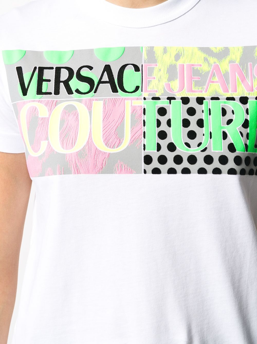 logo print T-shirt  - 5