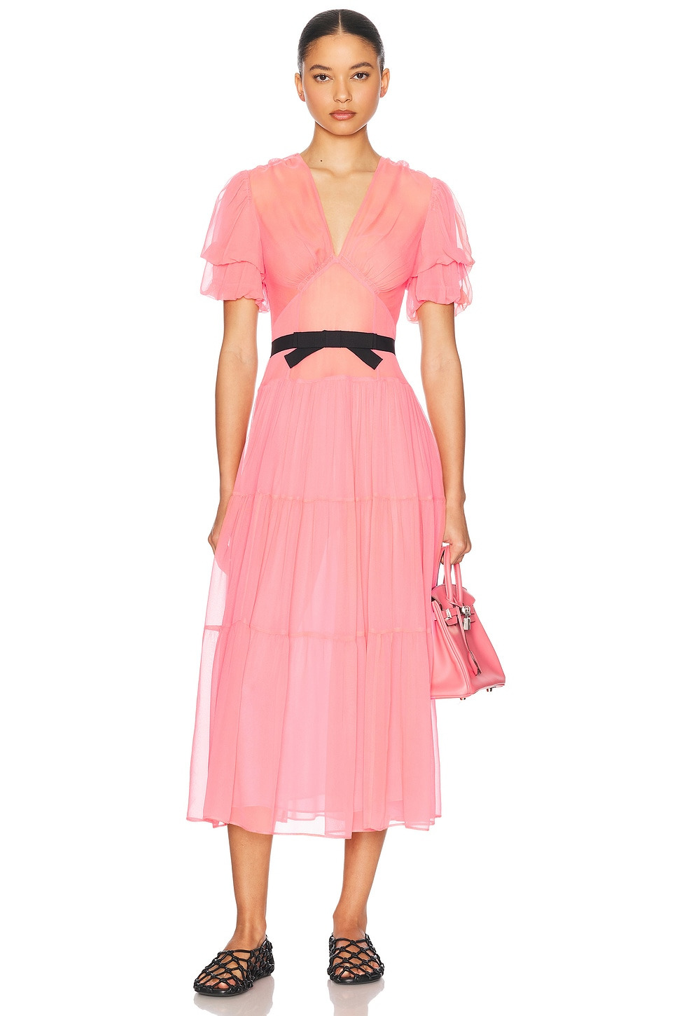 The Sasha Dress in Silk Chiffon - 2