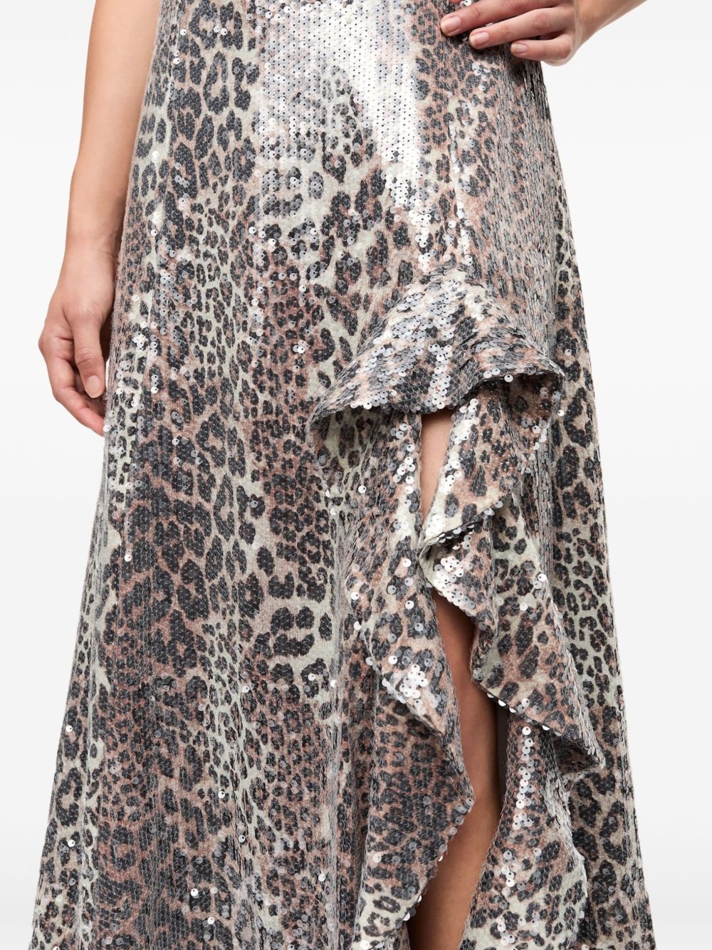 leopard-print dress - 5