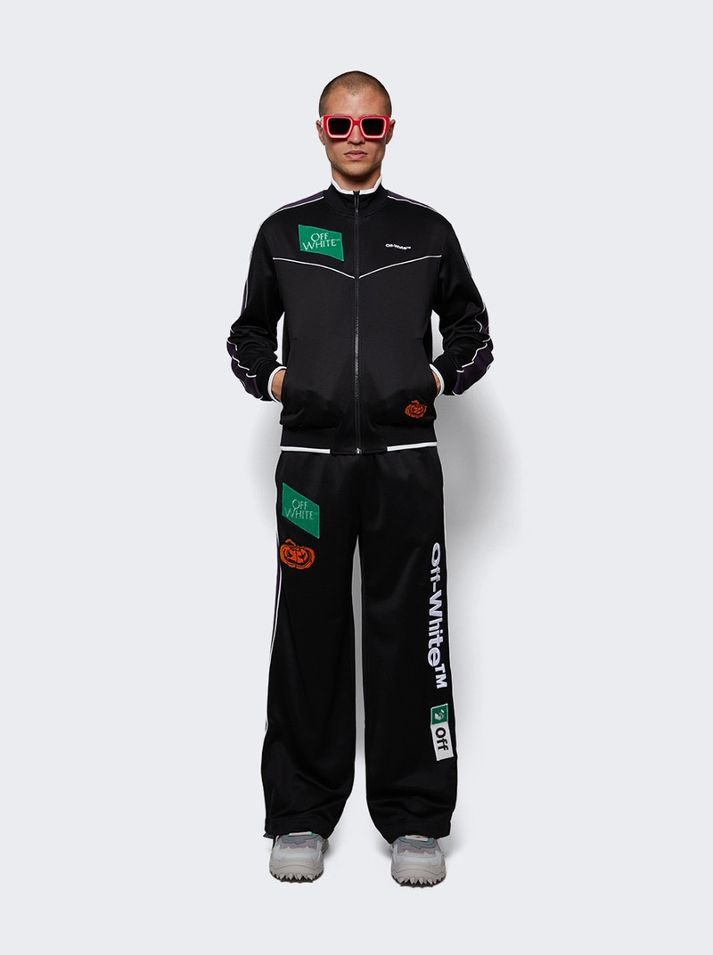 Off-White Multilogo Skate Trackpant Black And White outlook