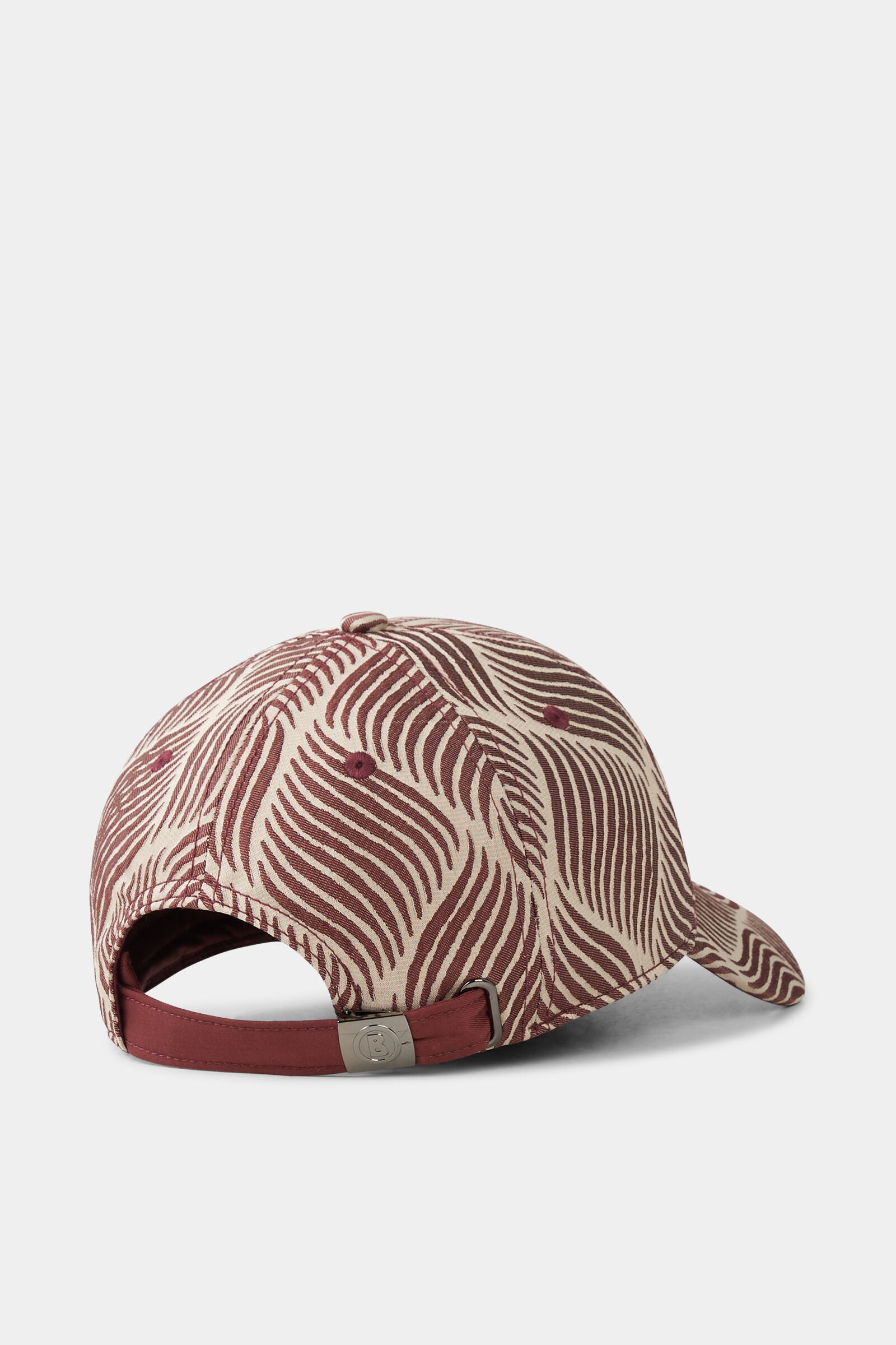 Cap Maxi in Wine red/cream - 3