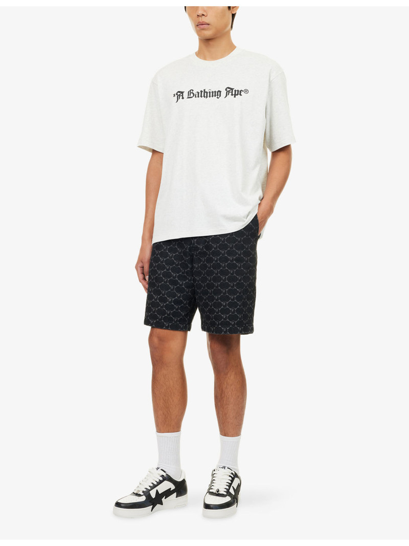 A BATHING APE® Logo-Print Cotton-Jersey T-Shirt outlook