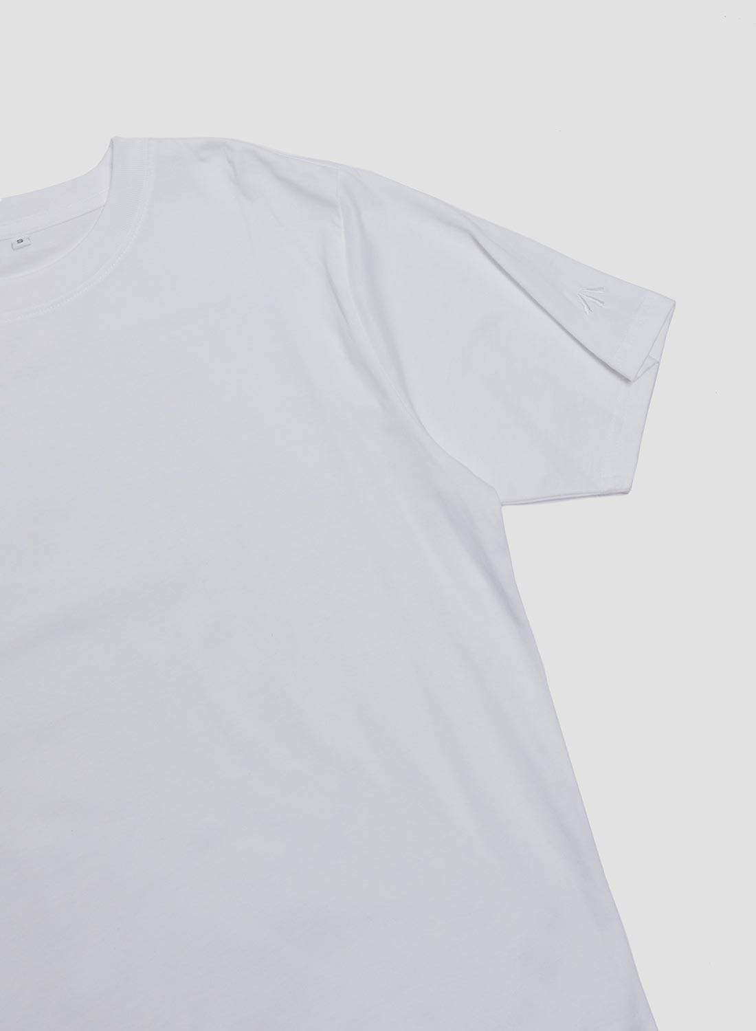 Embroidered Relaxed Fit Tee in White - 2